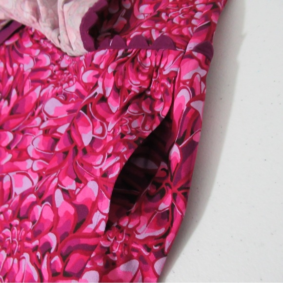 Kika Vargas x Target Mum Floral Scallop Edge Faux Wrap Skirt Size 4 - Picture 7 of 15